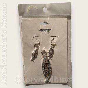 Bundle Sale 3 for $15 | Icon Collection Earring & Pendant Set NEW